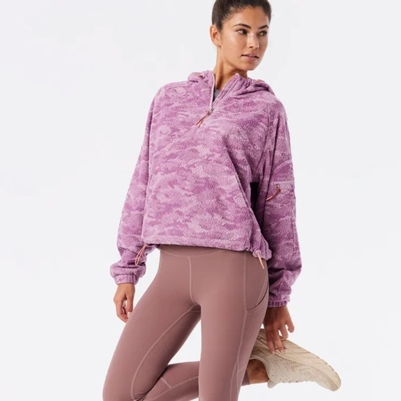 Outdoor Voices primo fleece pullover in Provence cloud NWT - Picture 2 of 9